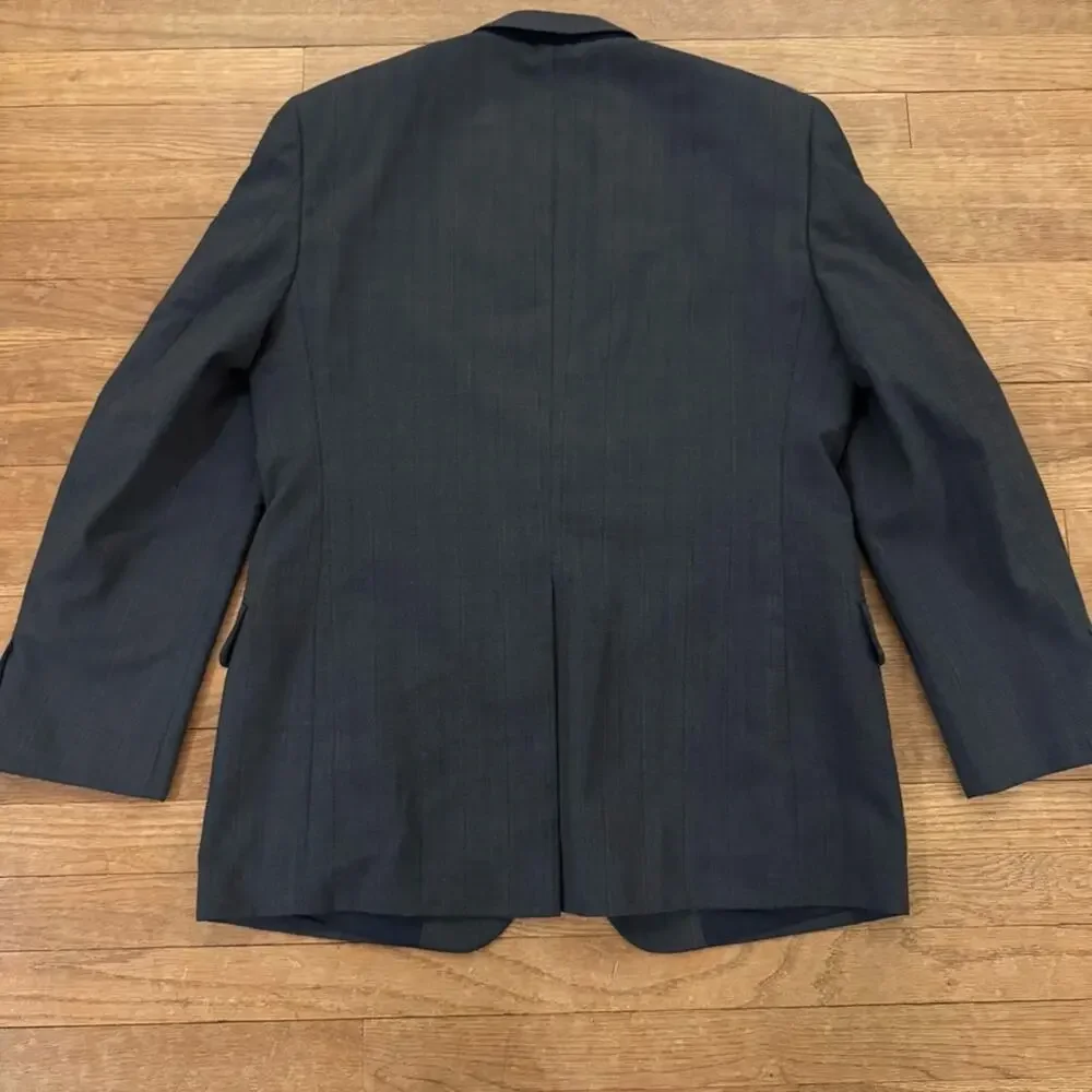 Foreman & Clark gray two button blazer jacket size 44 b20